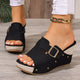 Open Toe Wedge Sandals