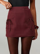 Tie-Side Mini Skirt