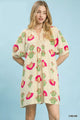 Umgee Abstract Print Mini Dress